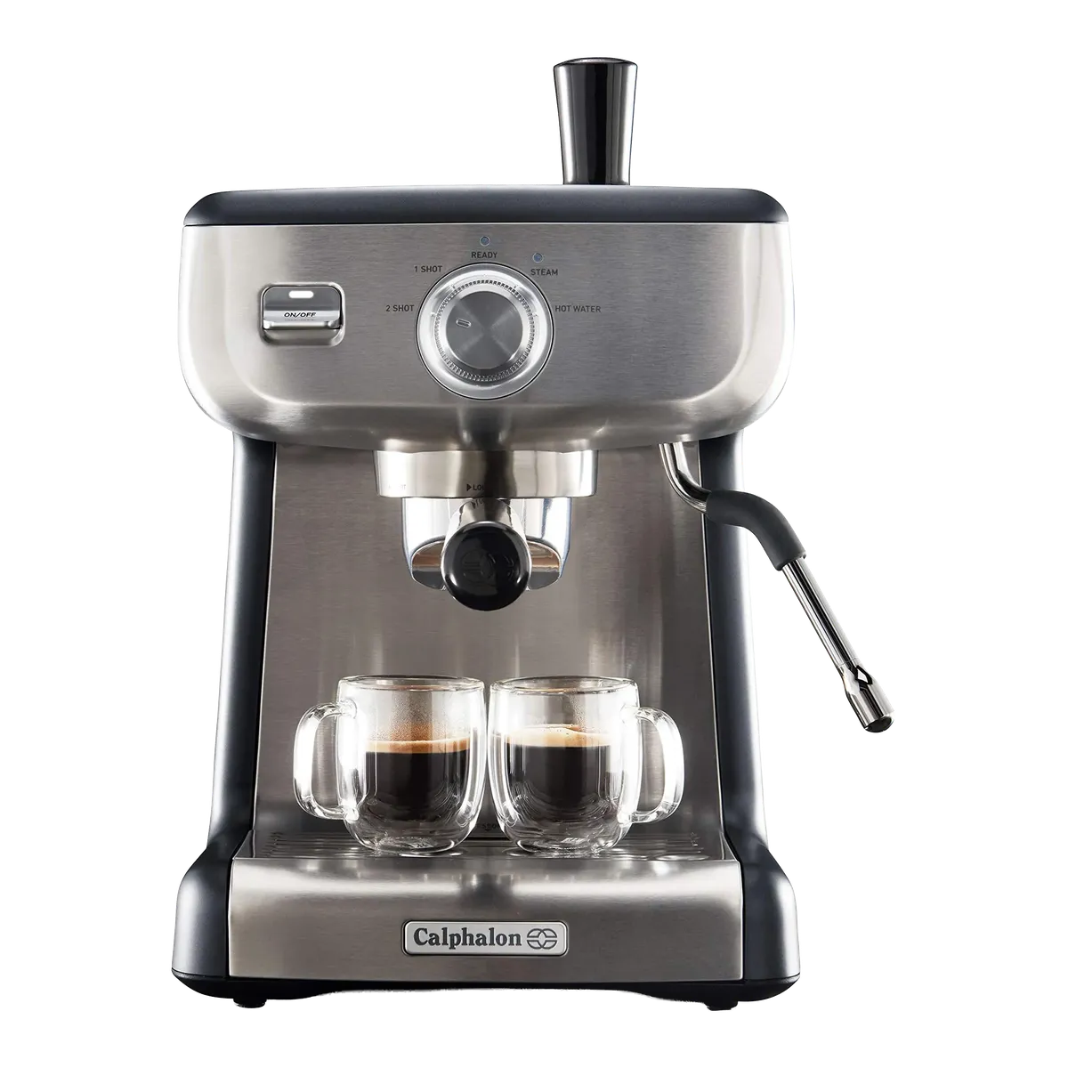 Calphalon Temp iQ Espresso Machine with Grinder and Steam Wand
